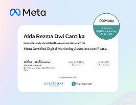 Alda Rezma Meta Certification