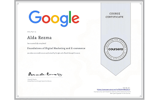 Alda Rezma Google Certification